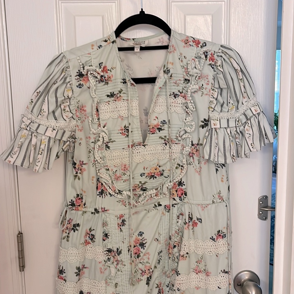 Hemant & Nandita floral mini dress